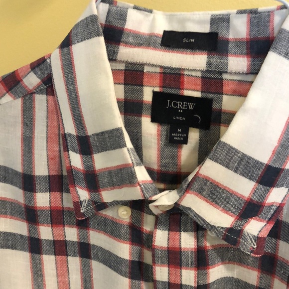 J Crew Slim Fit Medium Plaid Shirt - Picture 2 of 6
